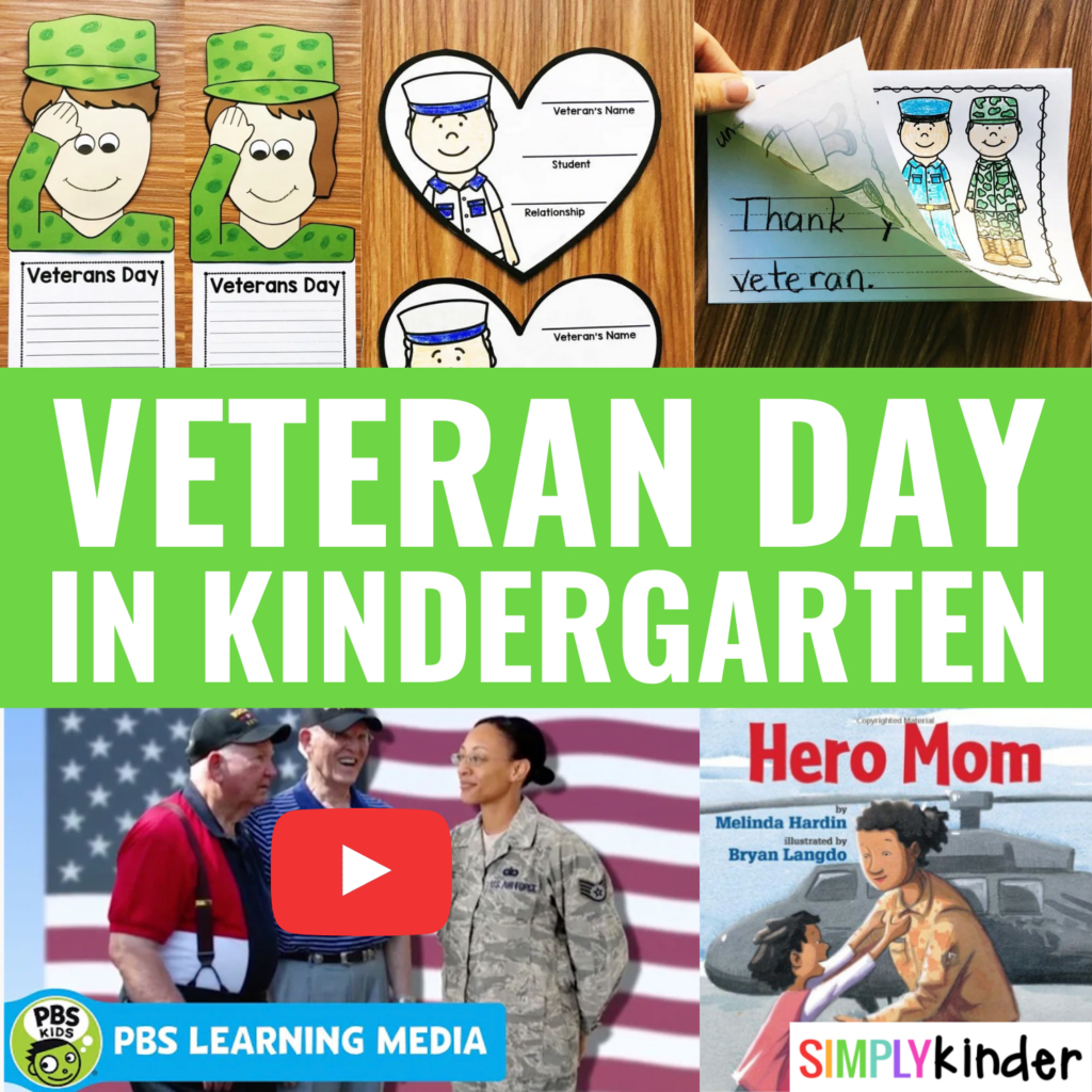 Veterans Day In Kindergarten - Simply Kinder throughout Veterans Day For Kindergarteners Printable