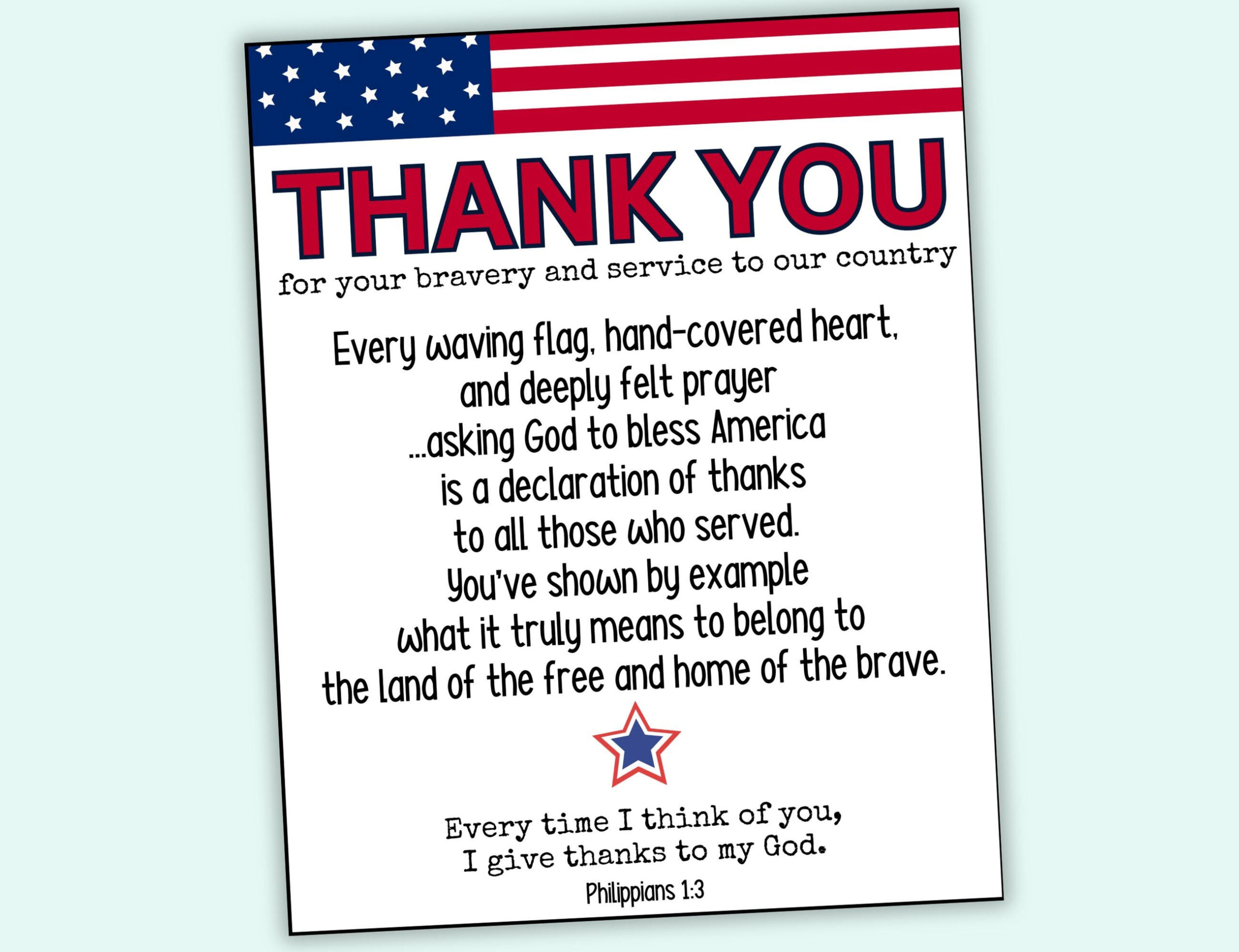 Veterans Day Poem - Etsy Denmark in Religious Veterans Day Poems