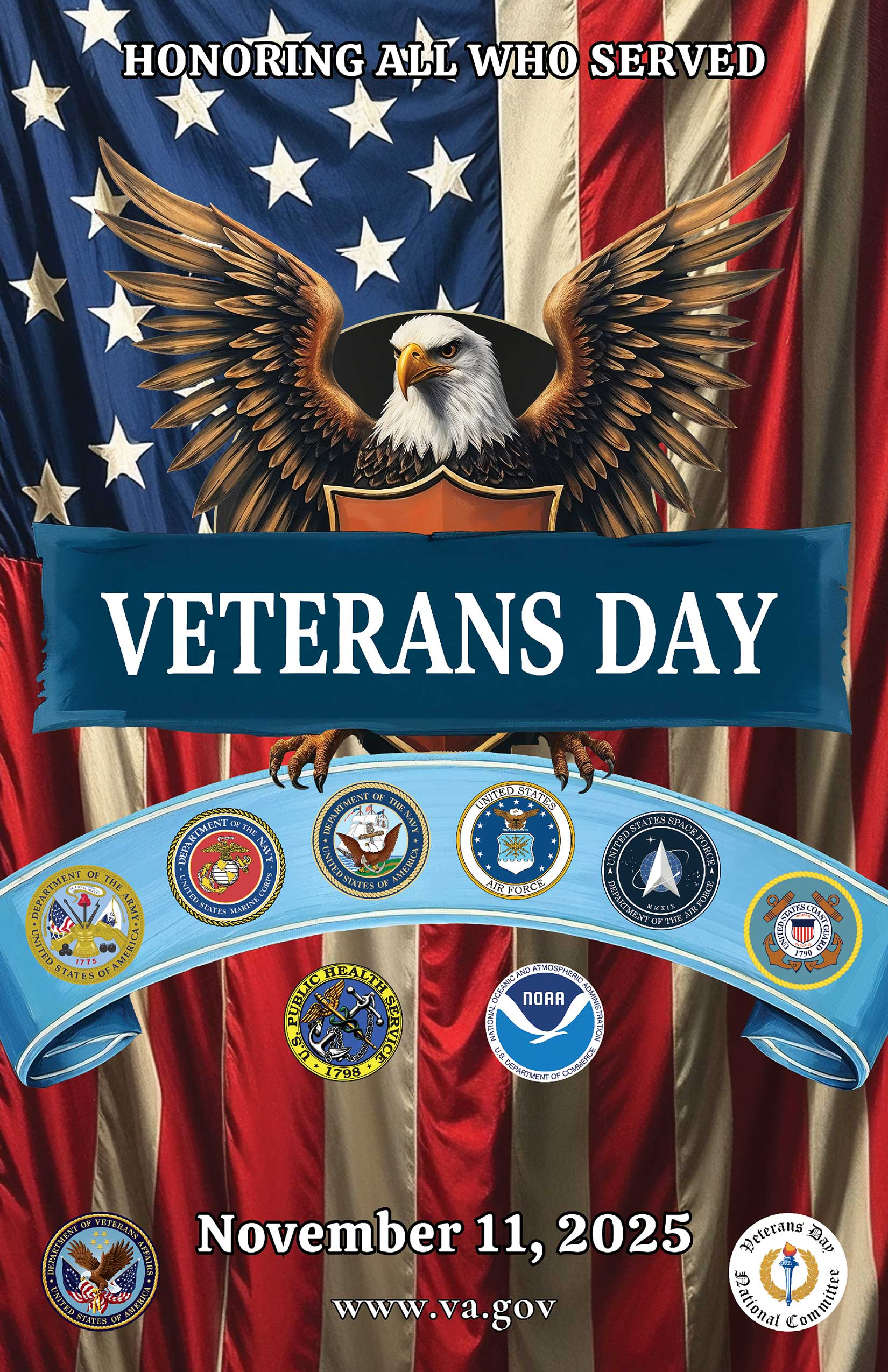 Veterans Day Poster Download - U.s. Department Of Veterans Affairs throughout Veterans Day 2025 Free Meals Printable