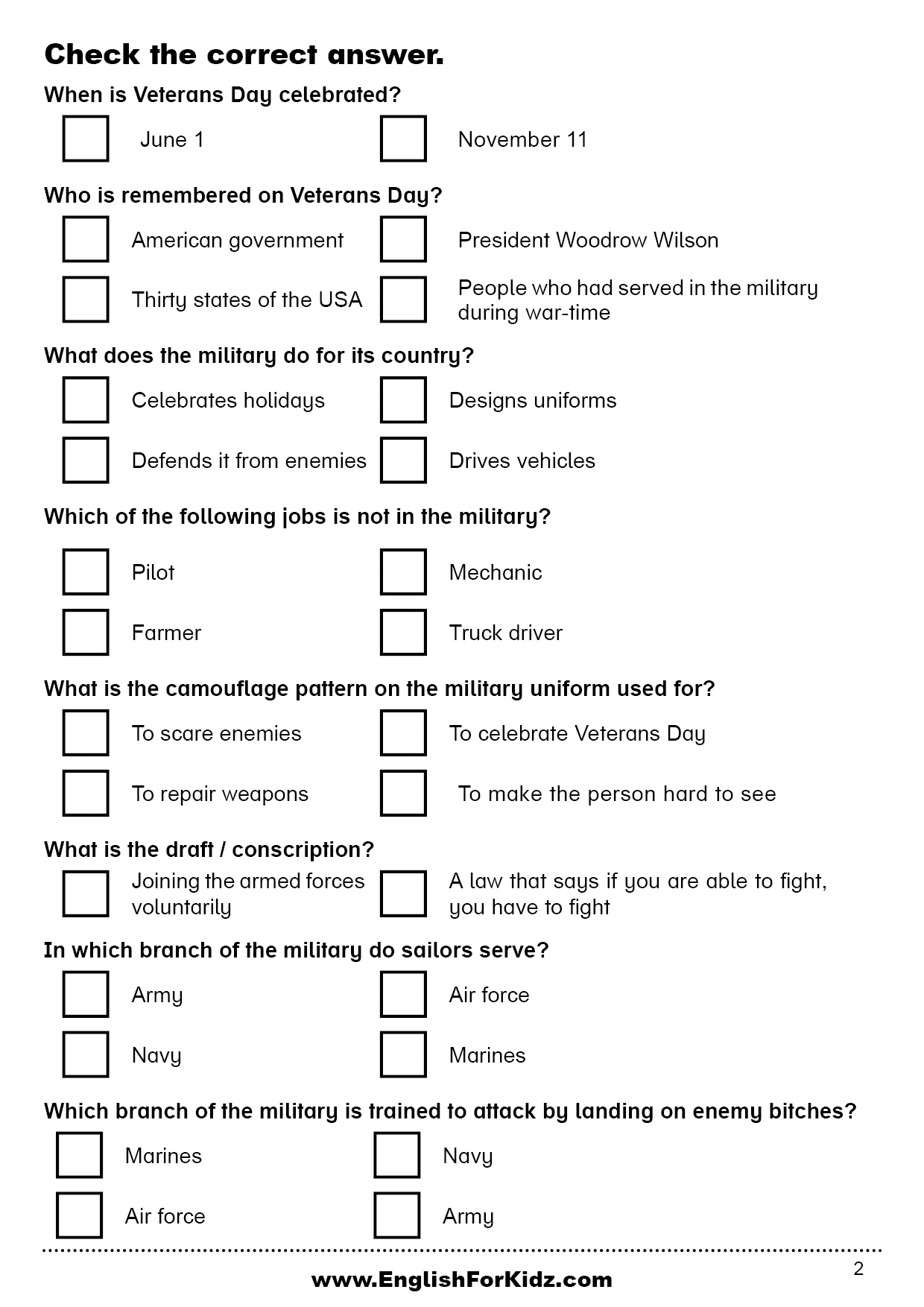 Veterans Day Printable Worksheets And Activity Pages - Worksheets with regard to Free Printable Worksheets For Veterans Day