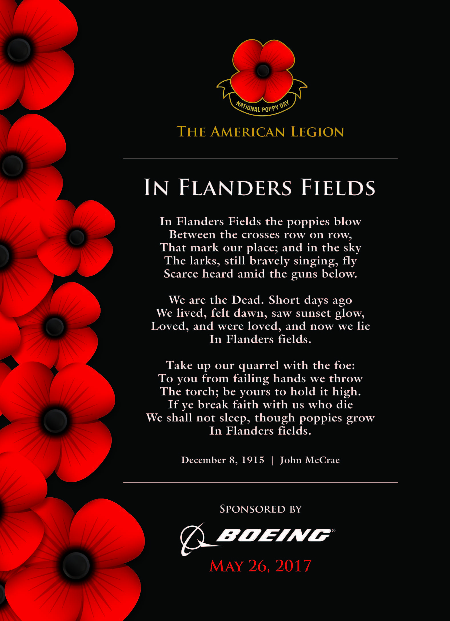 Veterans Day with regard to Veterans Day Poppy Poem