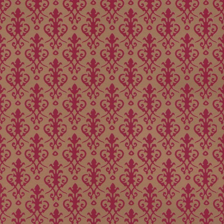 Victorian Dolls House Wallpaper - Red On Gold (Diy280Rg) | Bromley with regard to Free Printable Victorian Dollhouse Wallpaper