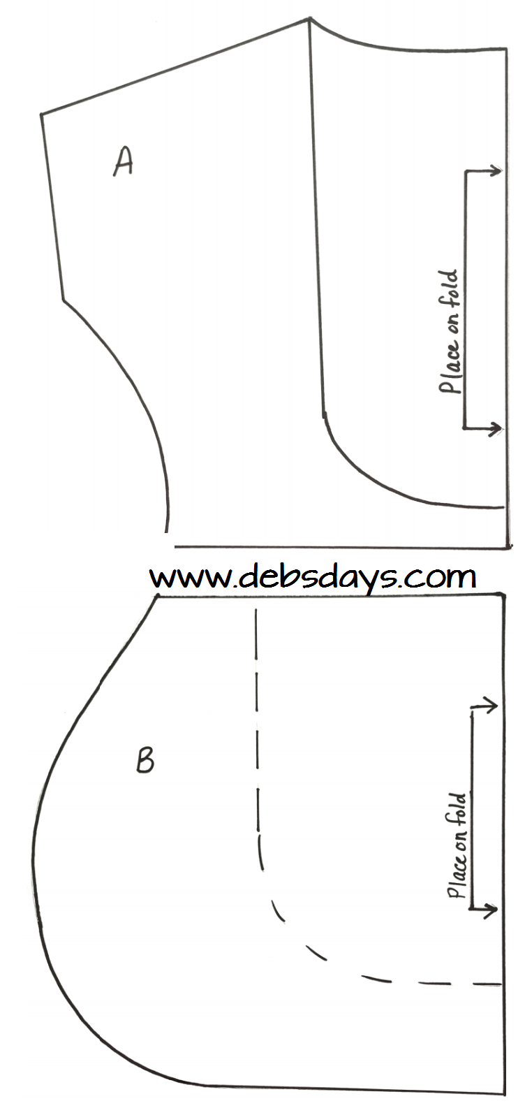 Vintage Dress Clothespin Bag Pattern Template in Free Printable Clothespin Bag Pattern