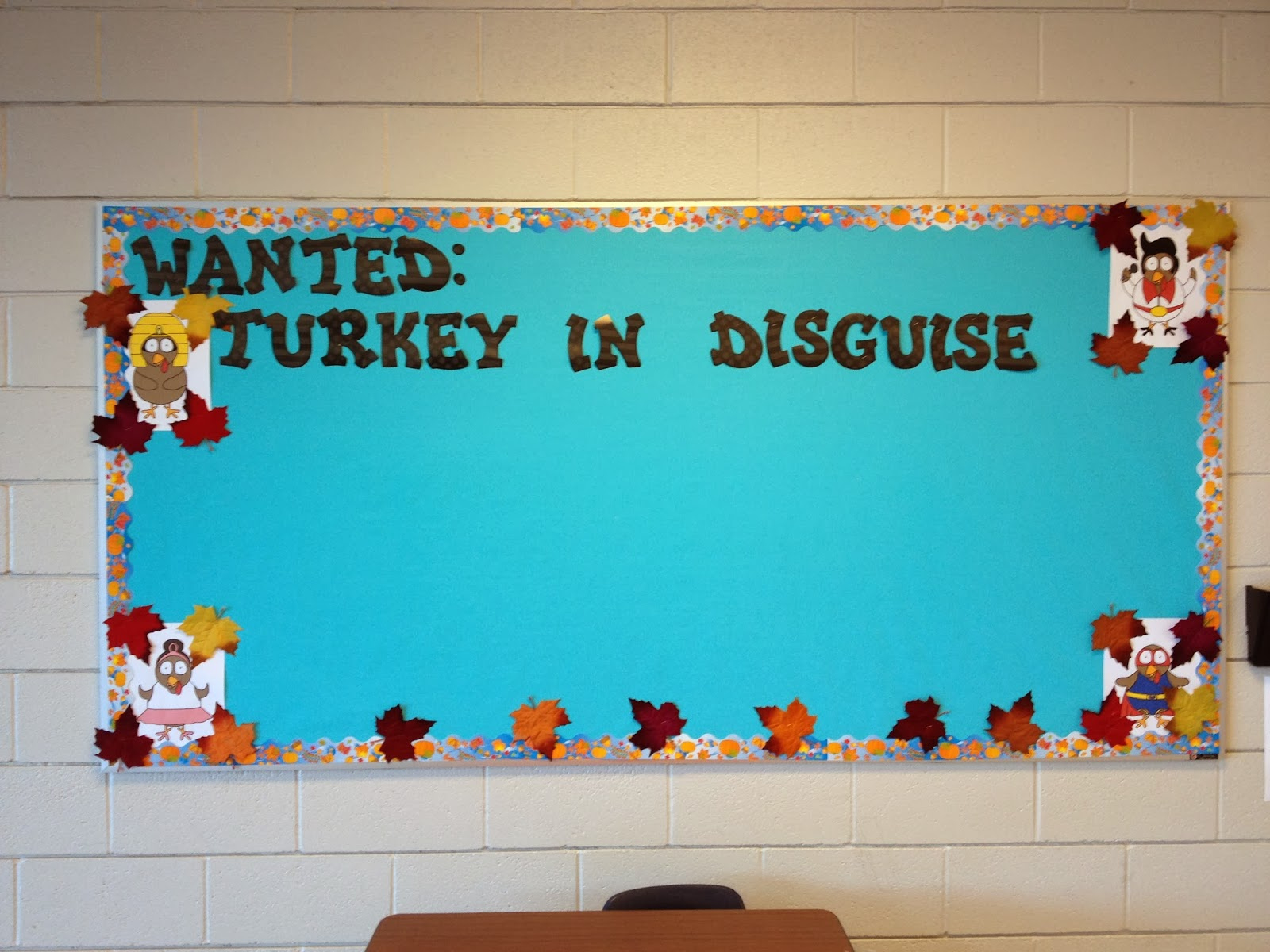 Wanted: Turkeys In Disguise - Mrs. O Knows for Turkeys In Disguise Bulletin Board