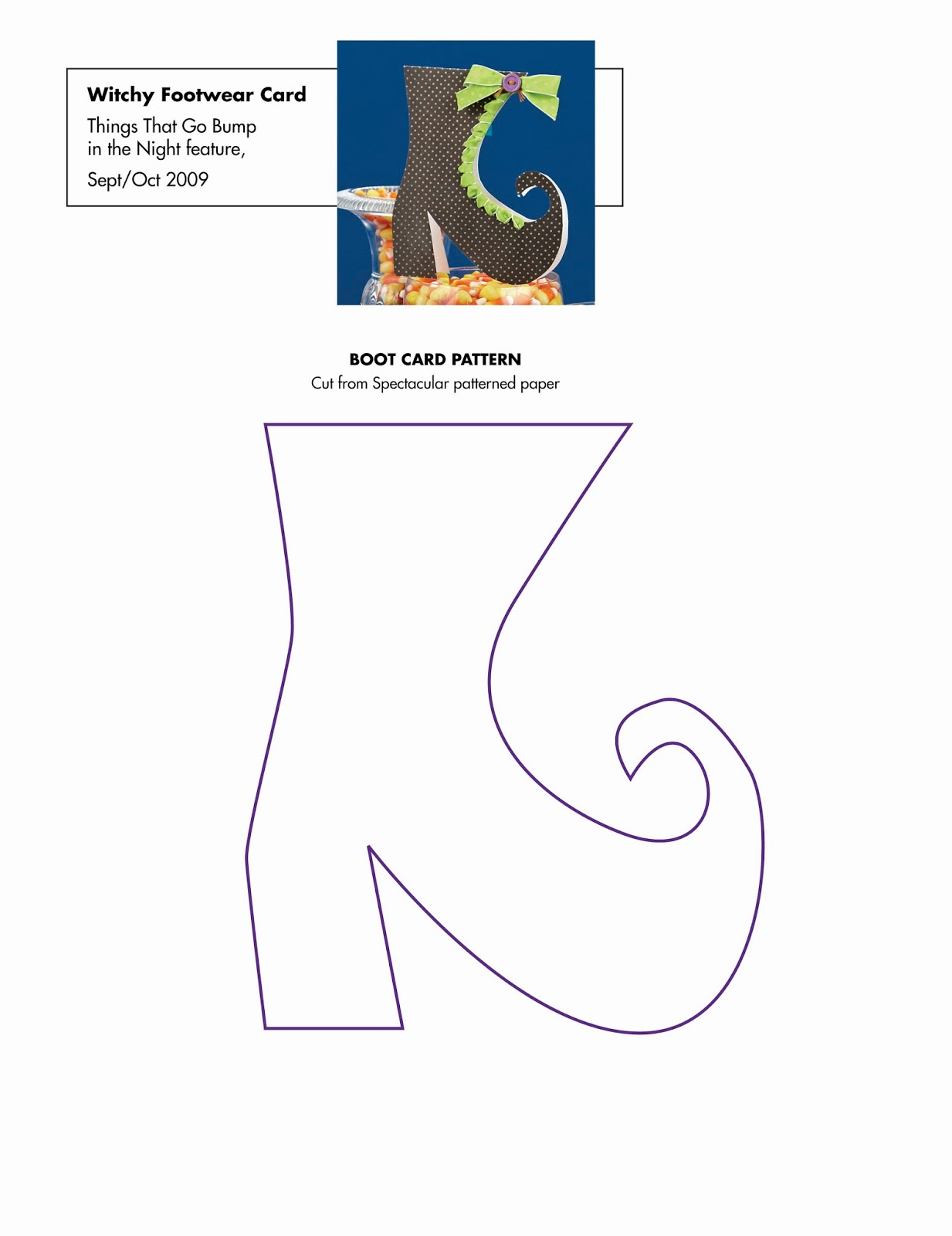 Witch Shoes Templates. - Oh My Fiesta! In English inside Free Printable Witch Shoe Template