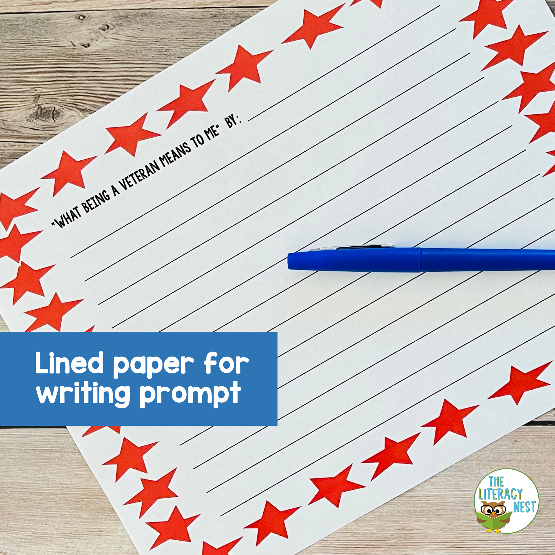 Writing Activity: Veterans Day Writing Prompt And Booklet in Free Printable Veterans Day Writing Paper