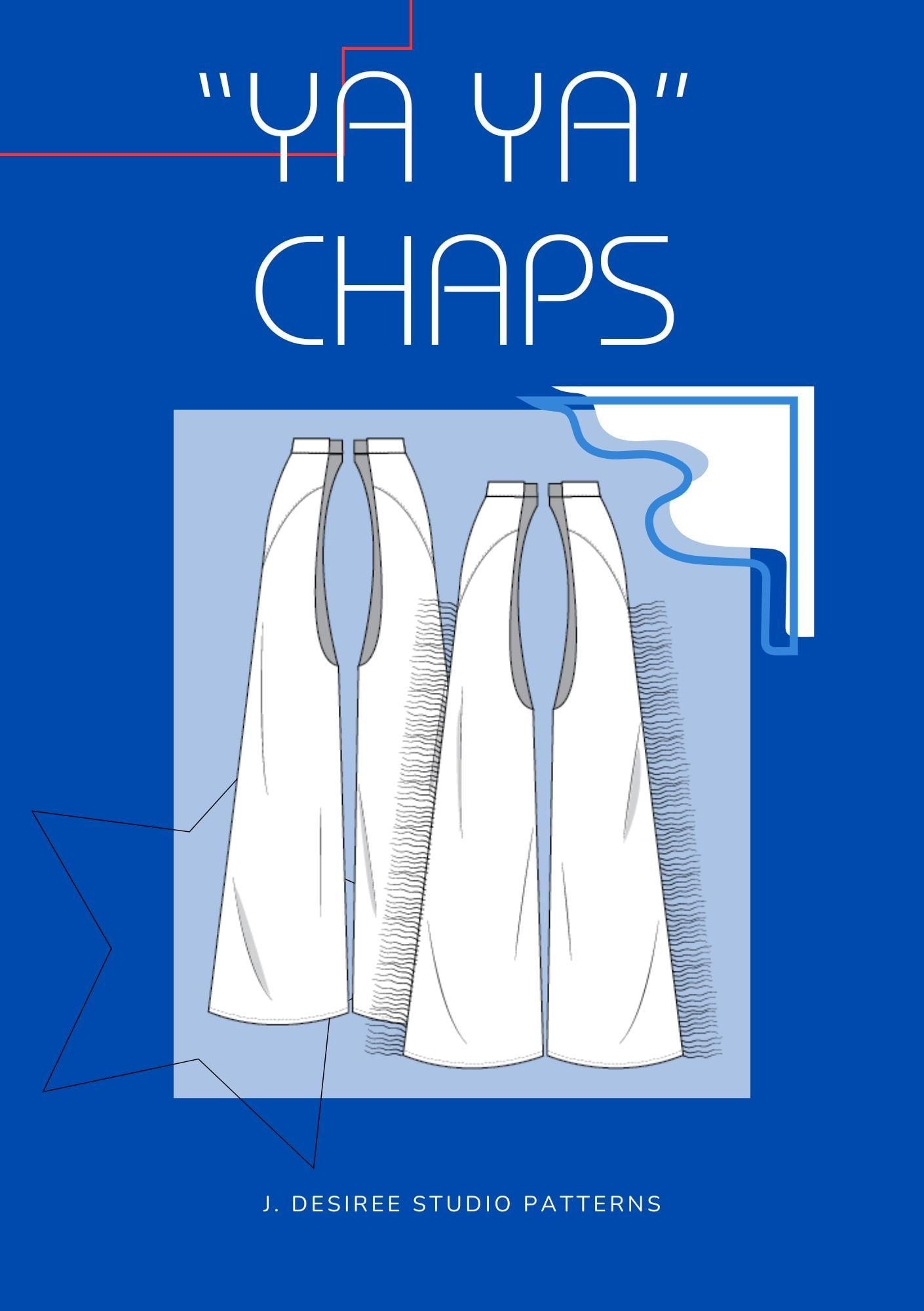 Yaya Chaps Unisex Pattern - Etsy Uk with Printable Chaps Pattern Free