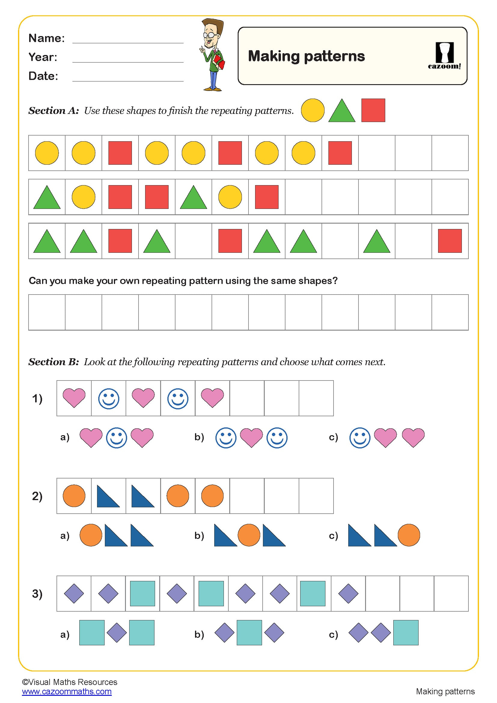 Year 2 Geometry Worksheets | Pdf Printable Year 2 Geometry Worksheets throughout Printable Geometry Patterns Worksheet