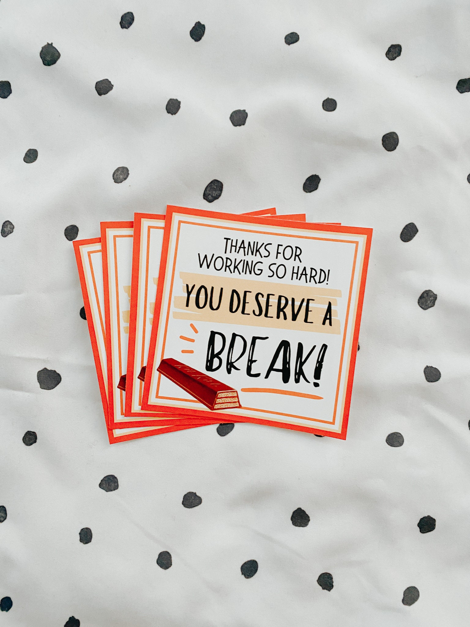 You Deserve A Break Kit Kat Gift Tag | Appreciation Gift Tag intended for Free Printable You Deserve a Break Kit Kat