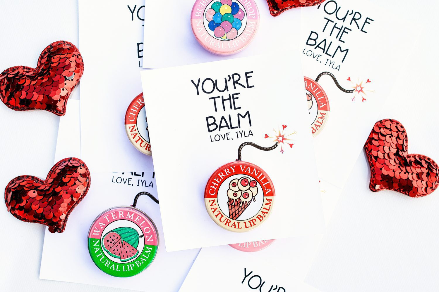 You&amp;#039;Re The Balm Valentine Printable - The Super Mom Life inside Lip Balm Valentine Printable