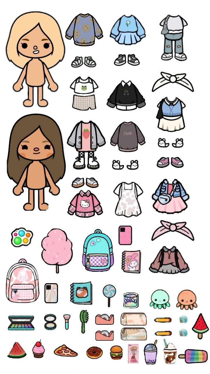 Youtube | Paper Dolls, Paper Toy Printable, Printable Paper Toys throughout Toca Boca Paper Doll Printable Free
