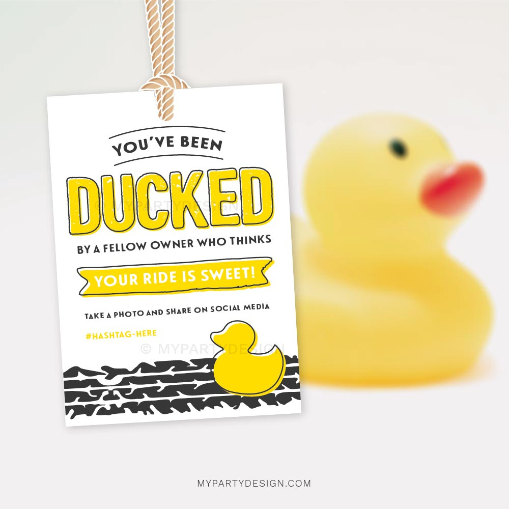 You'Ve Been Ducked Tags, Printable Pdf - My Party Design within You Ve Been Ducked Printable Free