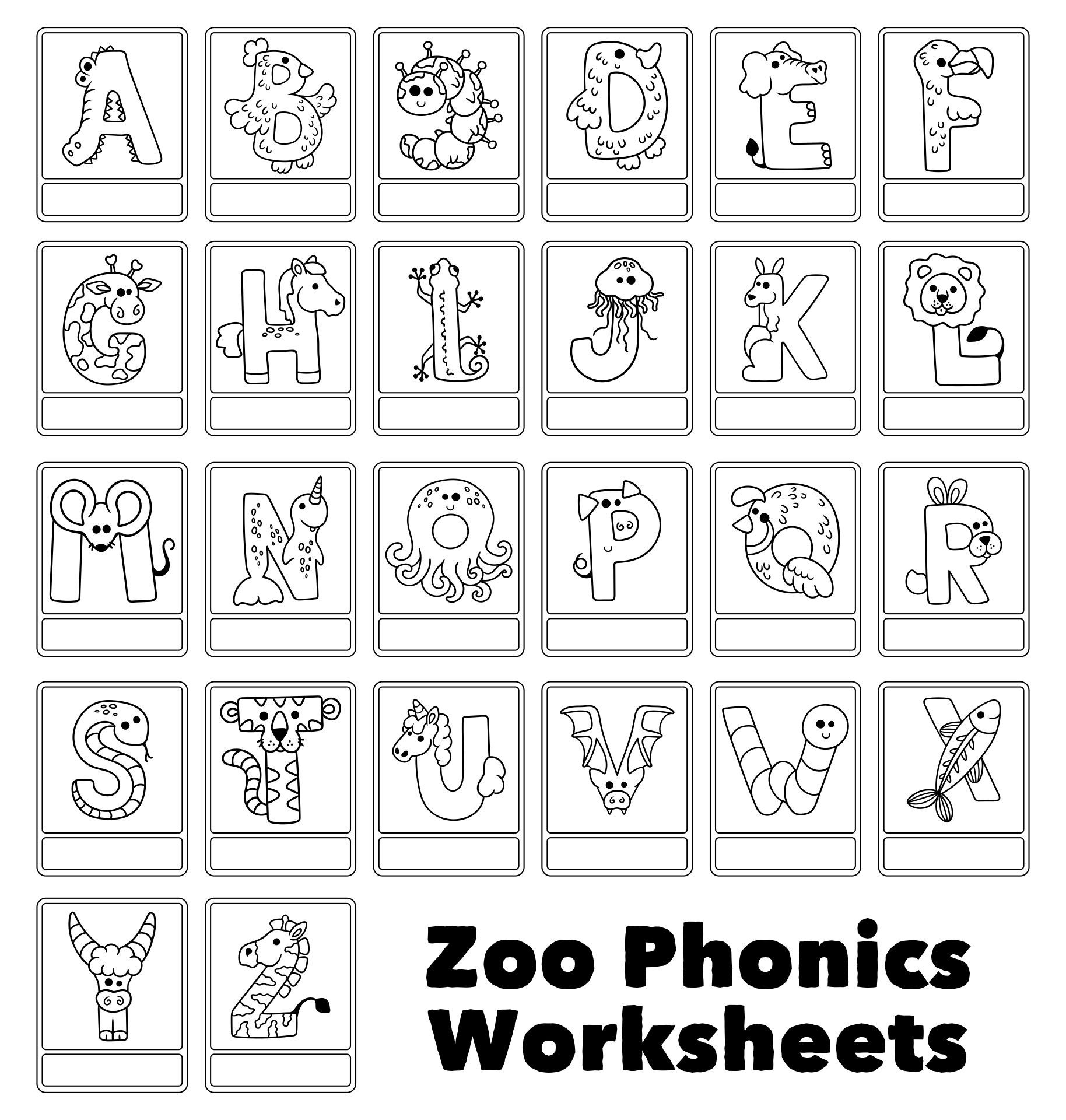 Zoo-Phonics Flash Cards - 10 Free Pdf Printables | Printablee intended for Free Printable Zoo Phonics Alphabet