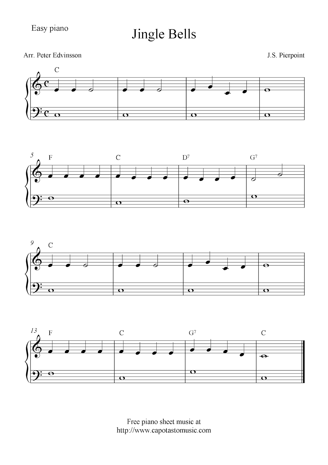 10 Piano Sheet Music Ideas | Piano Sheet Music, Piano, Sheet Music throughout Christmas Piano Sheet Music Easy Free Printable