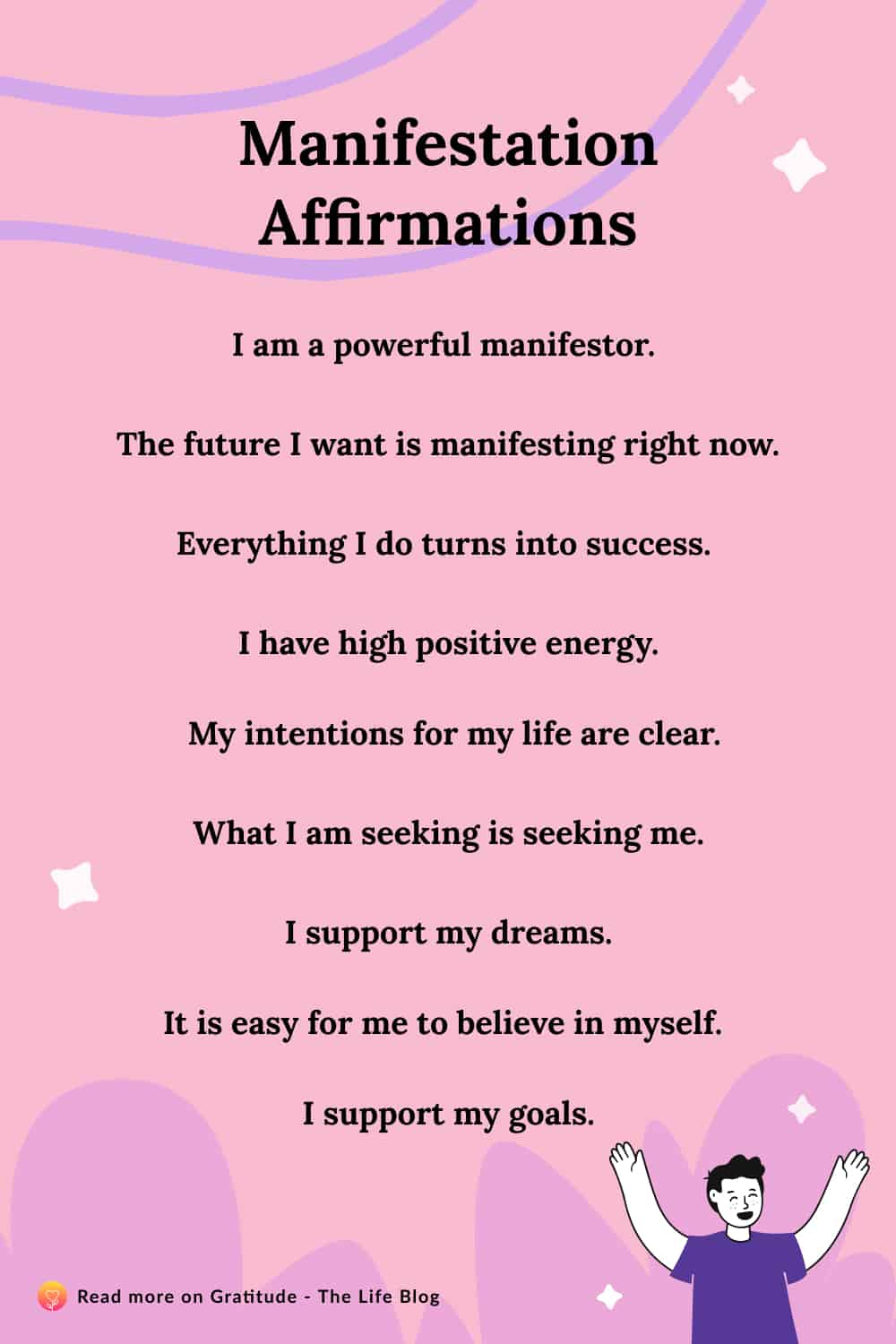 100 Manifestation Affirmations For Achieving Your Goals with New Year Manifestation Quotes