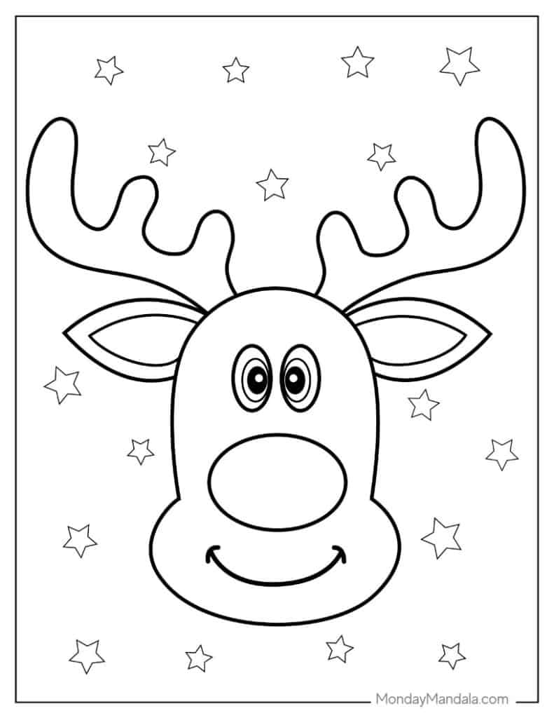 1,000 Christmas Coloring Pages (Free Pdf Printables) throughout Christmas Printable Color Sheets