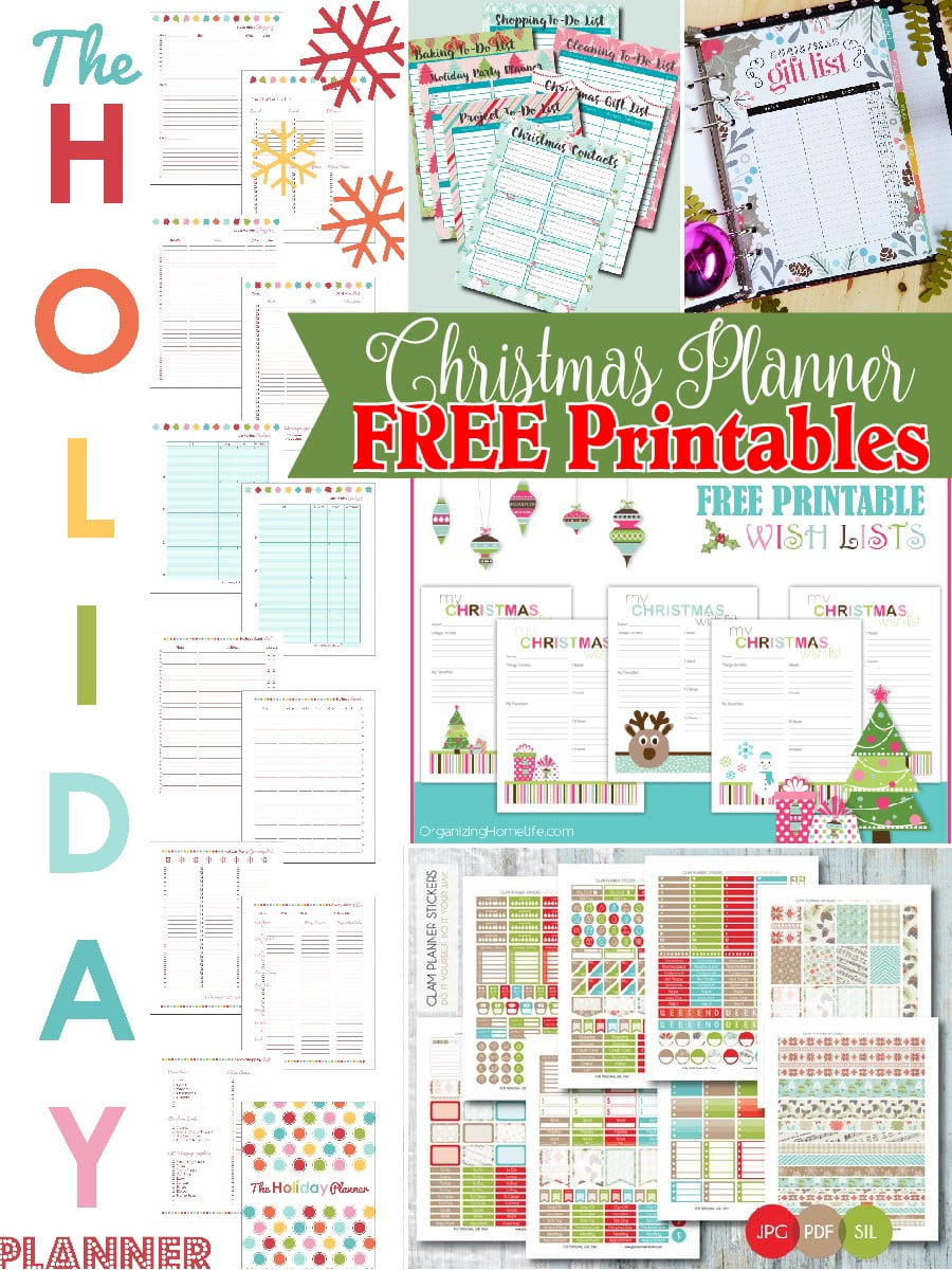 13 Christmas Planner Free Printables - The Scrap Shoppe pertaining to Christmas Planner Printable