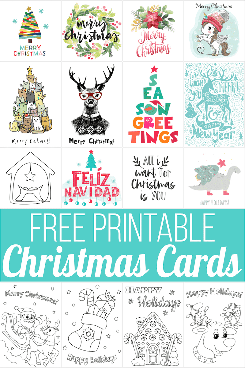160 Free Printable Christmas Cards For 2025 inside Christmas Free Printable Card