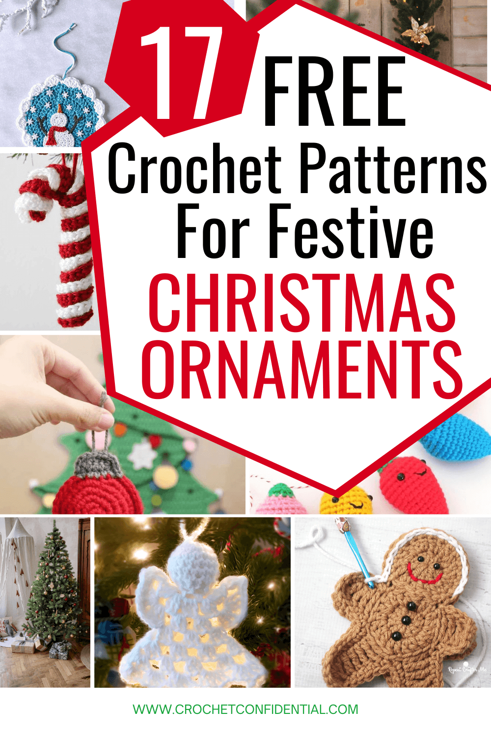 17 Festive And Free Crochet Christmas Ornament Patterns - Crochet for Free Printable Crochet Christmas Ornament Patterns Download