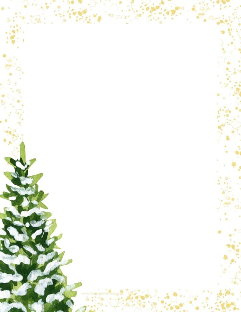 30+ Free Printable Christmas Border Printable Templates - The inside Free Printable Christmas Paper Stationery