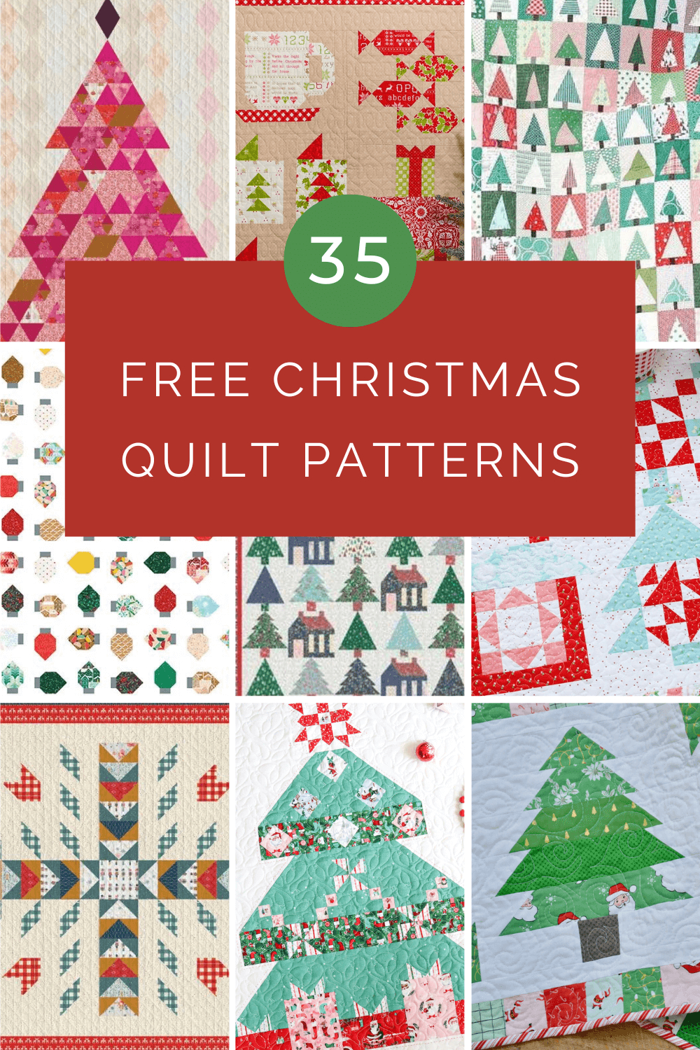 35 Totally Free Christmas Quilt Patterns throughout Christmas Quilt Patterns Free Printable