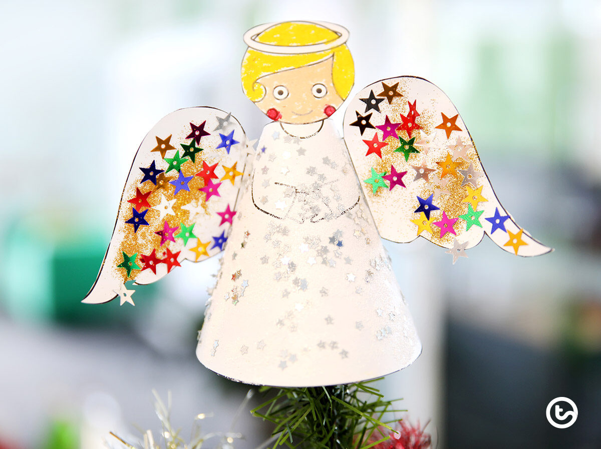 4 Printable Tree Topper Templates For Christmas Craft | Teach Starter with Printable Christmas Tree Topper