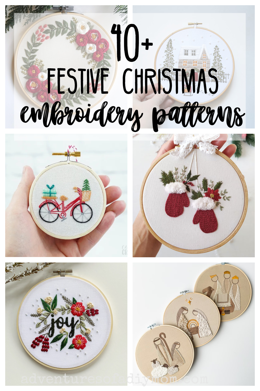 40+ Christmas Embroidery Patterns (For Hand Embroidery regarding Free Printable Christmas Embroidery Patterns By Hand