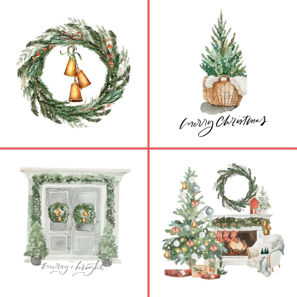50 Festive Free Christmas Printables For Your Home pertaining to Free Printable Christmas Pictures For Adults