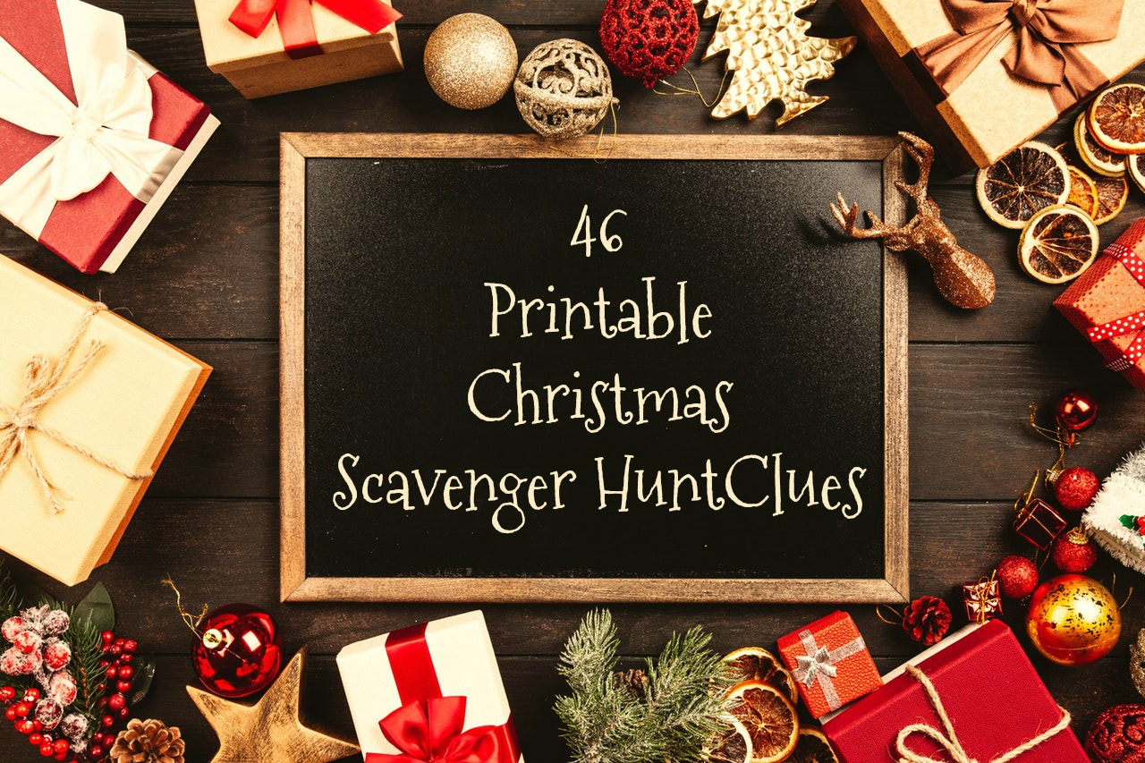 70 Printable Christmas Scavenger Hunt Clues regarding 46 Printable Christmas Scavenger Hunt Clues