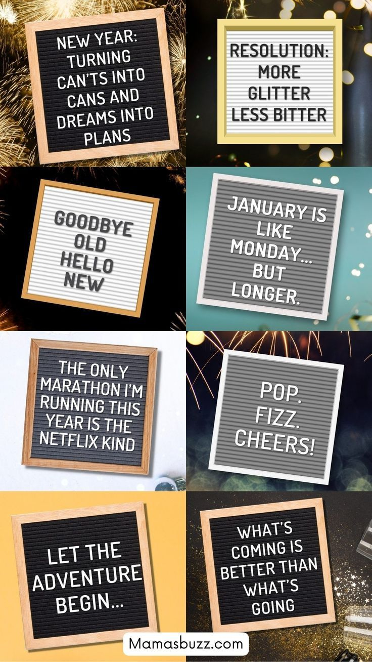 70+ Short New Year Quotes for Letter Board Quotes For New Year
