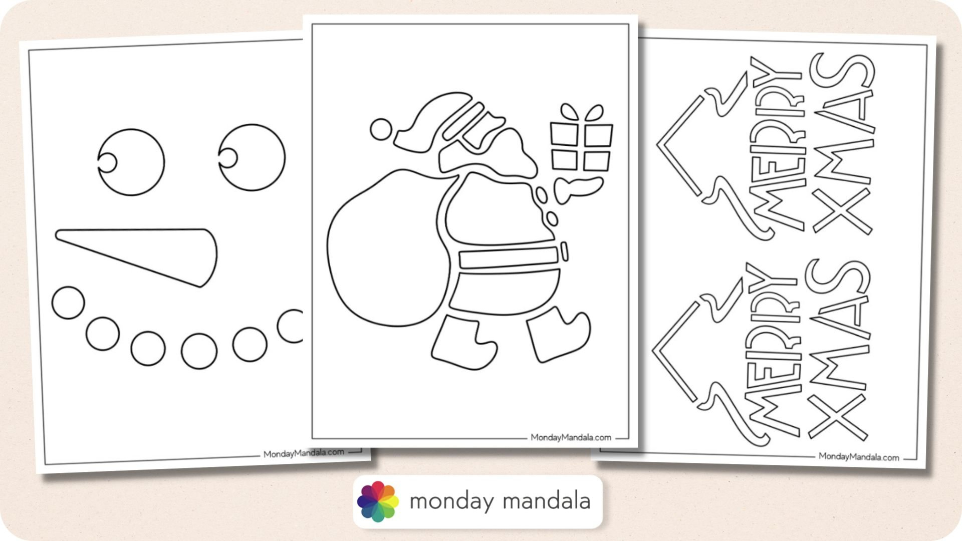 74 Christmas Stencils (Free Pdf Printables) pertaining to Free Printable Christmas Stencils For Snow Spray