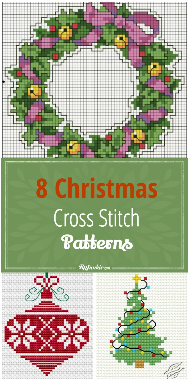 8 Christmas Cross Stitch Patterns – Tip Junkie inside Free Printable Cross Stitch Patterns For Christmas