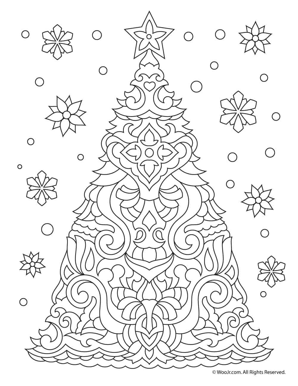 97 Free Adult Christmas Coloring Pages (Printables) | Artsy Pretty pertaining to Free Printable Christmas Pictures For Adults