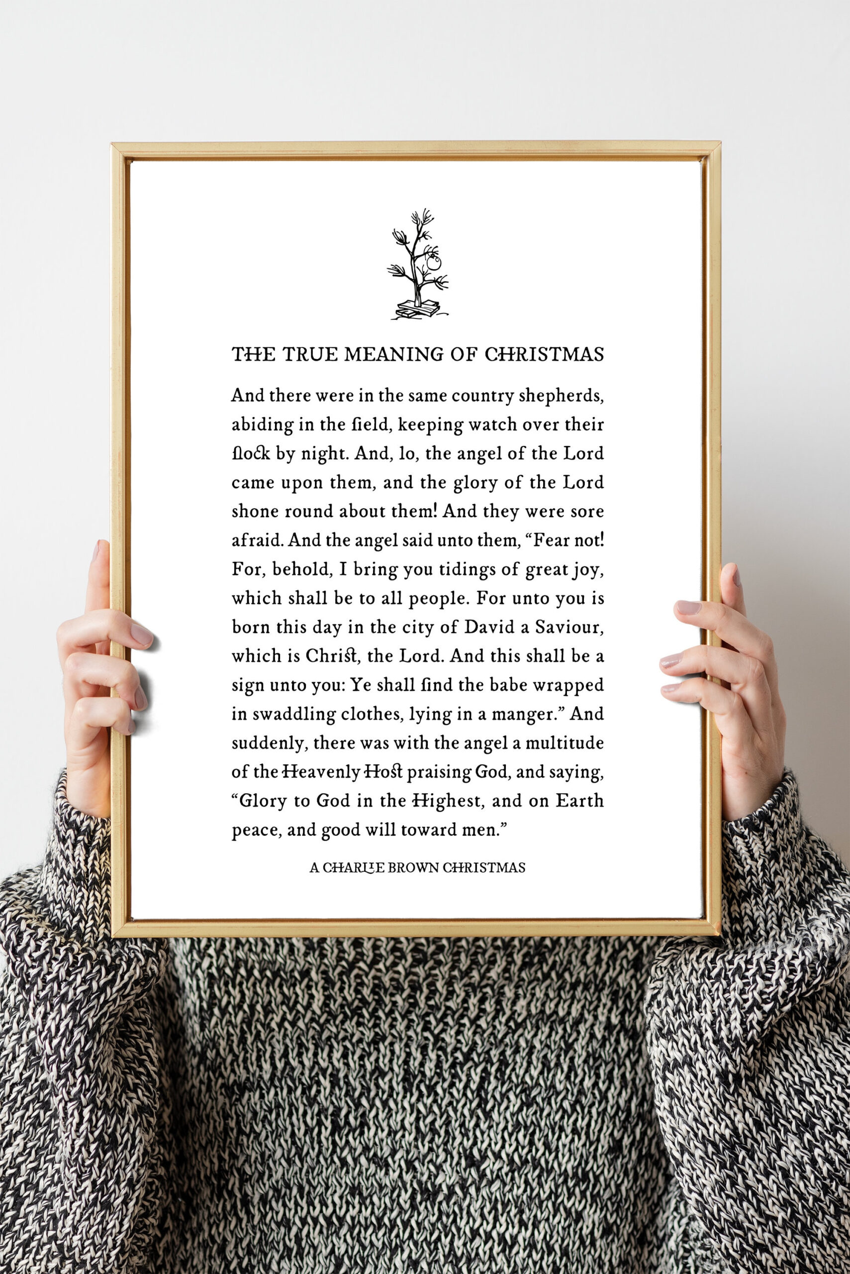 A Charlie Brown Christmas Linus Meaning Of Christmas Speech with Linus Christmas Speech Printable