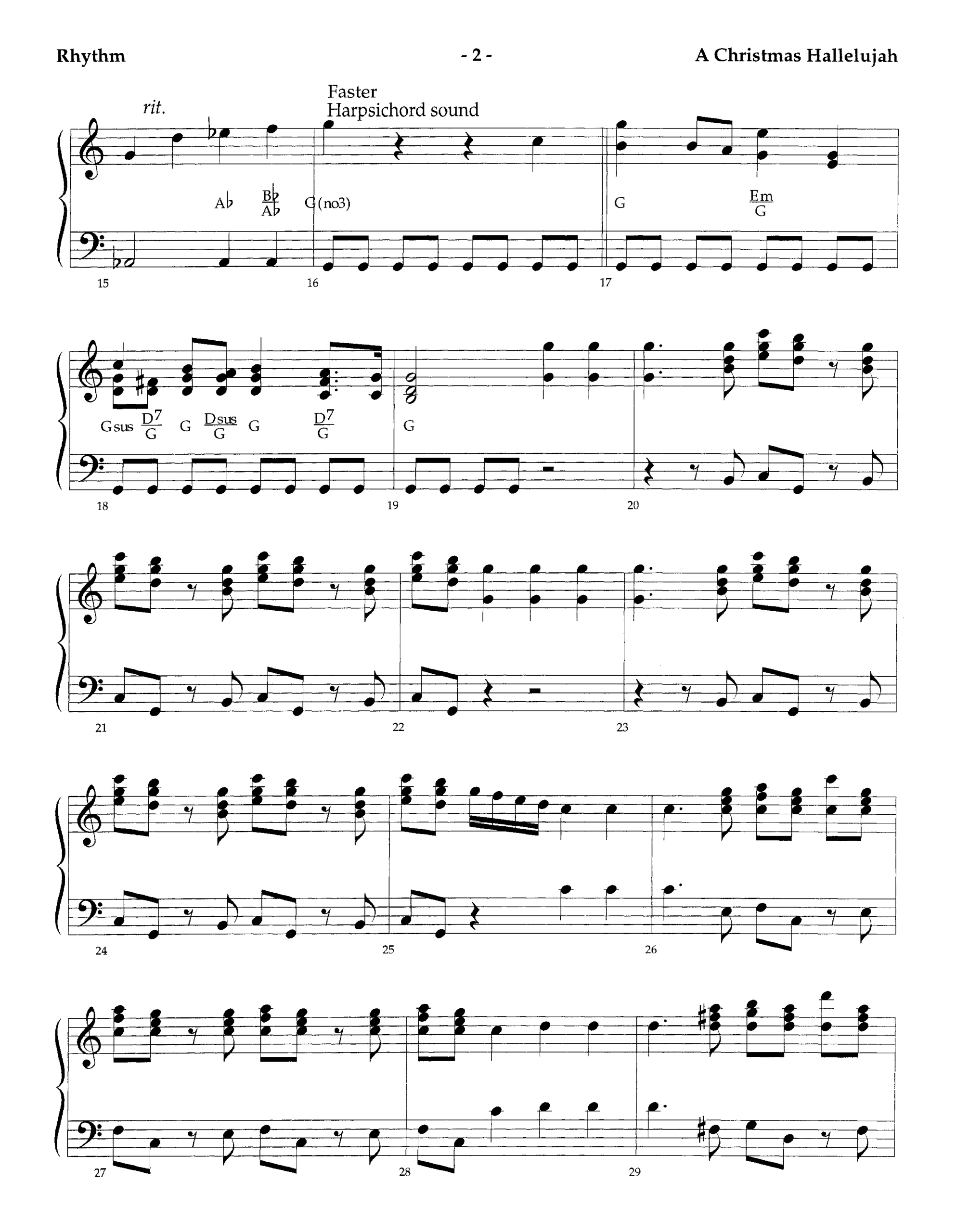 A Christmas Hallelujah (Instrumental) Sheet Music Pdf (Lifeway pertaining to Christmas Hallelujah Sheet Music Free Printable