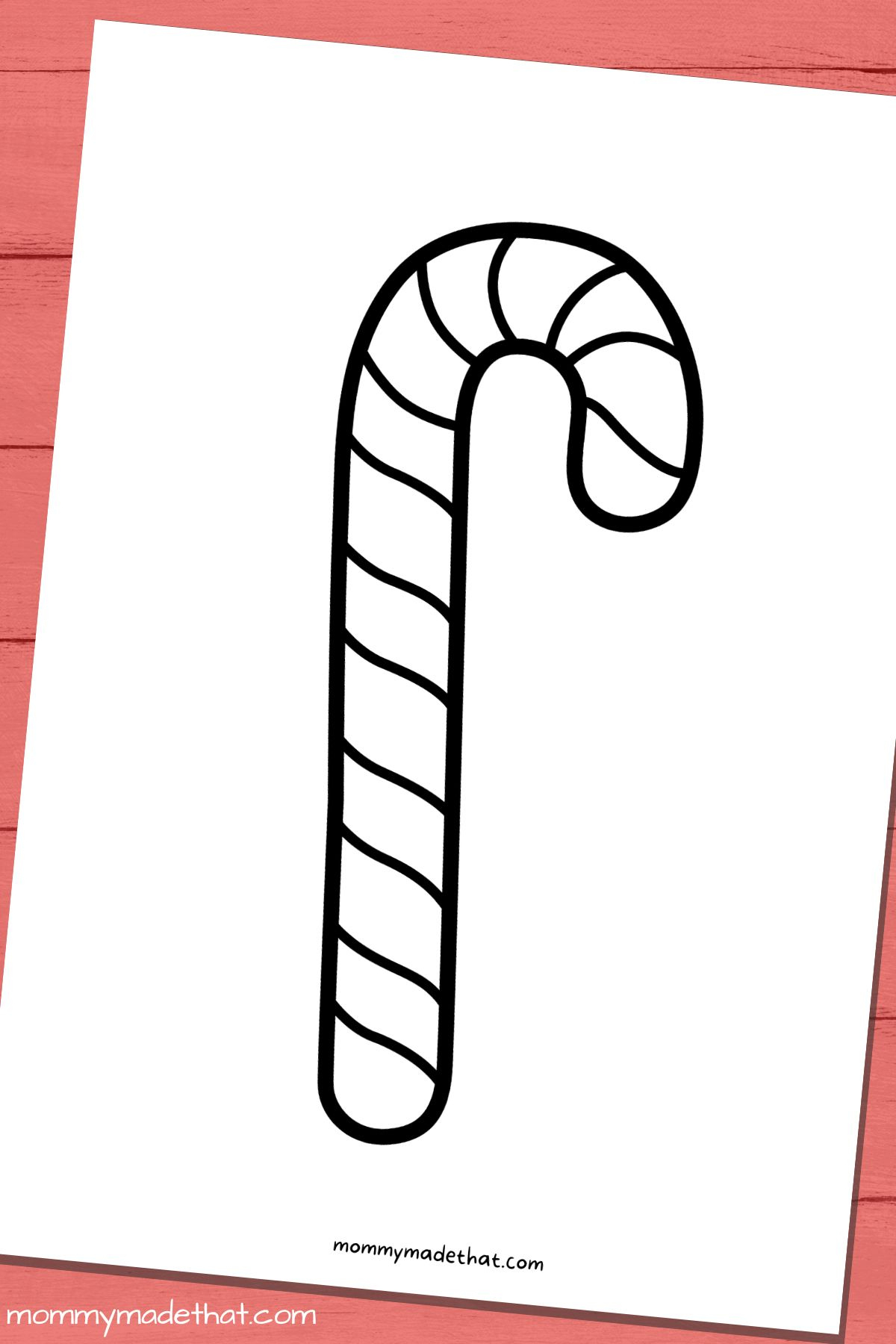 Adorable Candy Cane Templates (Free Printables!) intended for Christmas Candy Cane Printable