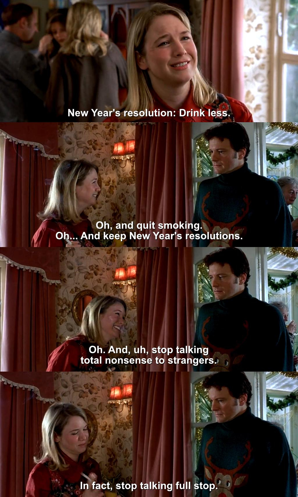 Bridget Jones&amp;#039;S Diary (2001) : R/Moviequotes with regard to New Year Movie Quotes