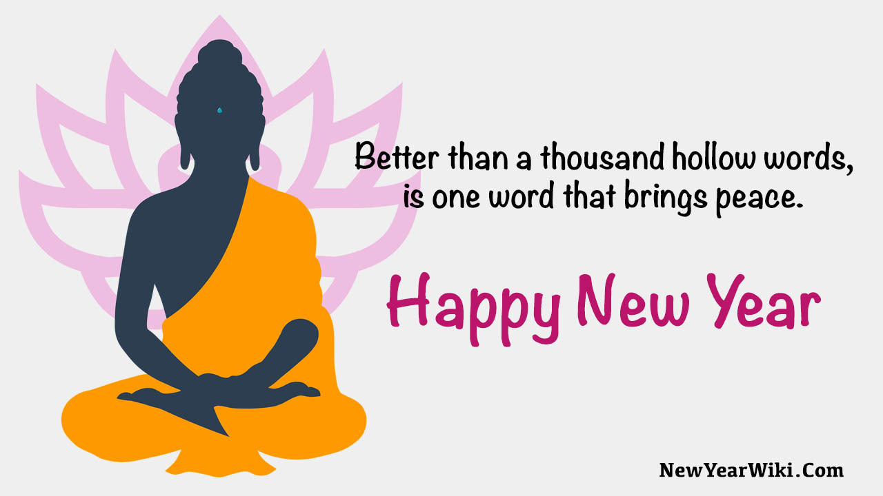 Buddha Quotes For Peaceful New Year - New Year Wiki inside New Year Quotes Buddha