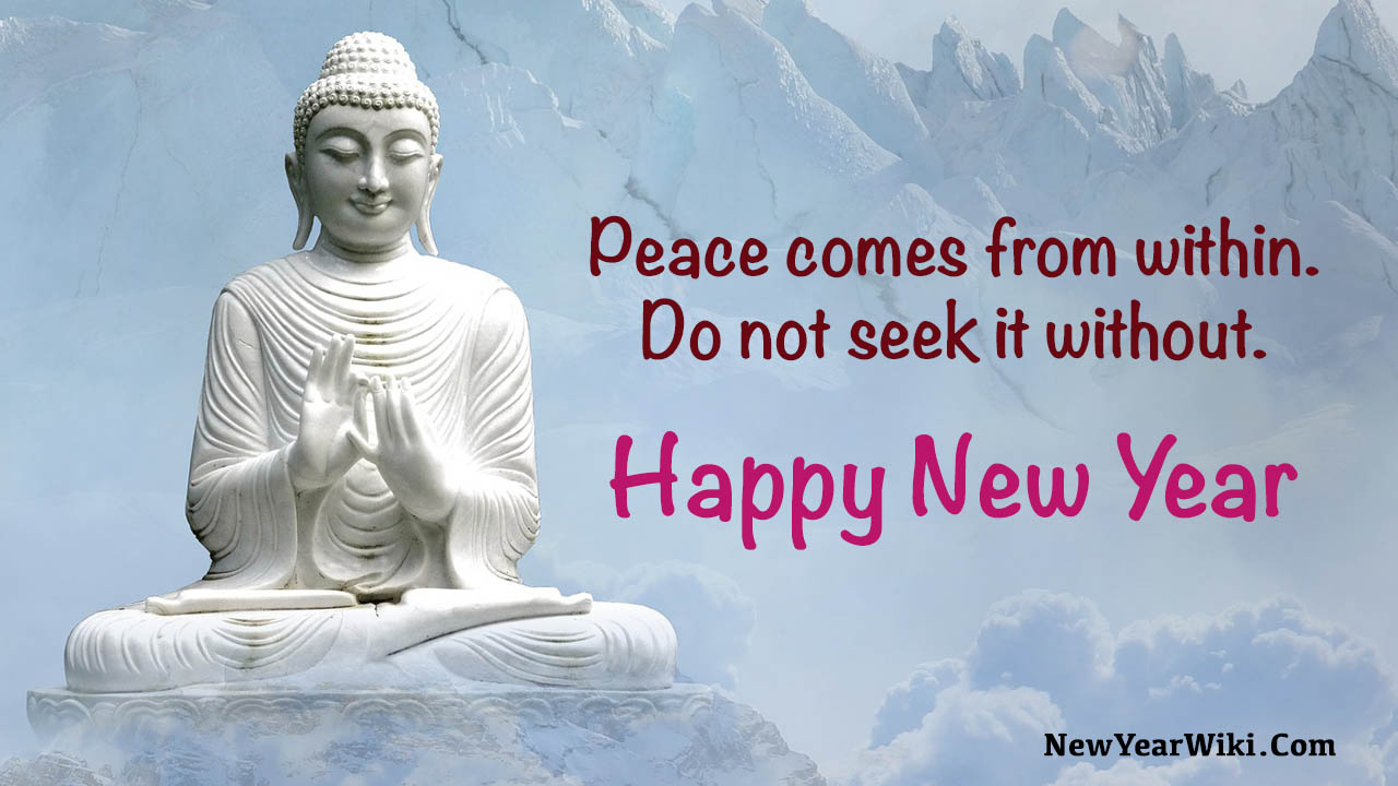 Buddha Quotes For Peaceful New Year - New Year Wiki within Buddha New Year Quotes