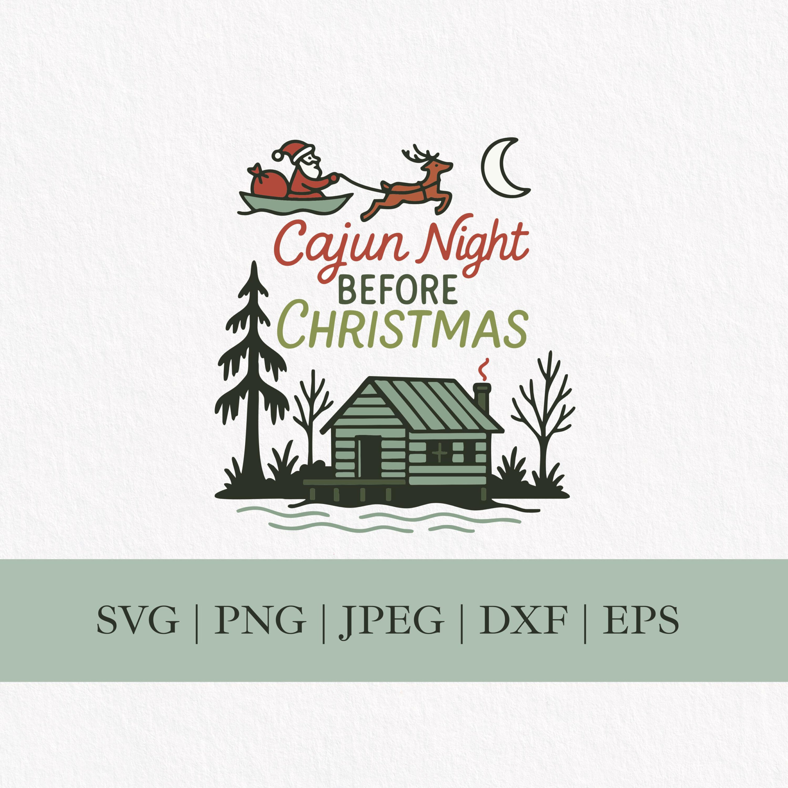 Cajun Night Before Christmas - Etsy with regard to Cajun Night Before Christmas Text Printable