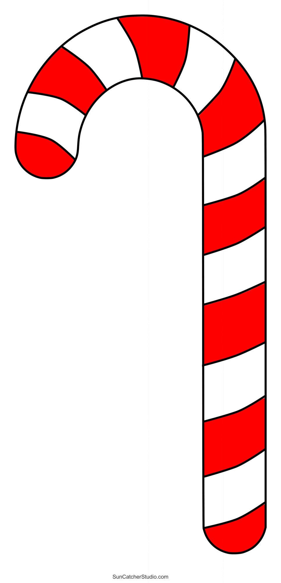 Candy Cane Templates (Free Printable Patterns &amp;amp; Stencils) – Free regarding Christmas Candy Cane Printable