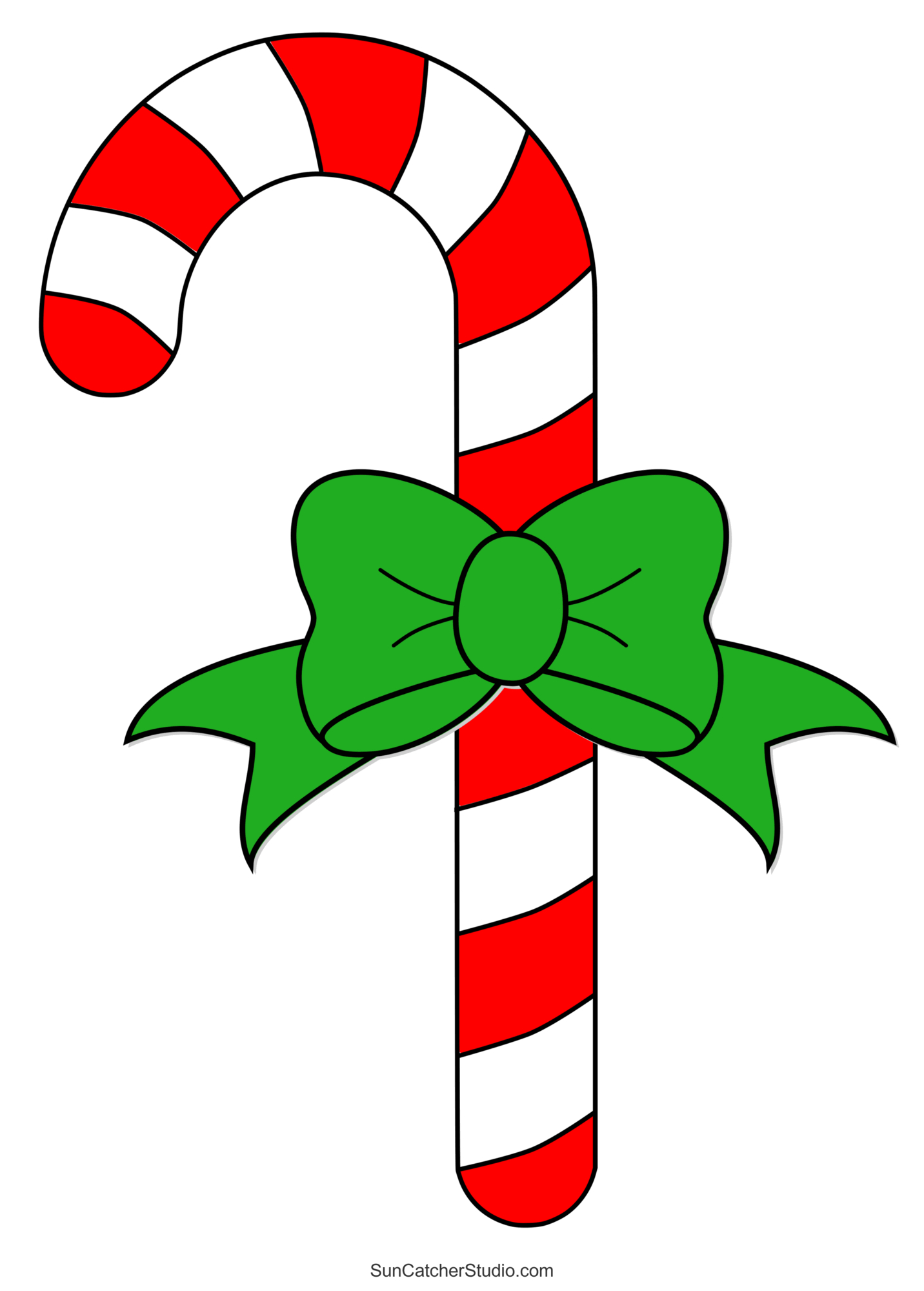 Candy Cane Templates (Free Printable Patterns &amp;amp; Stencils) – Free regarding Christmas Candy Cane Printable