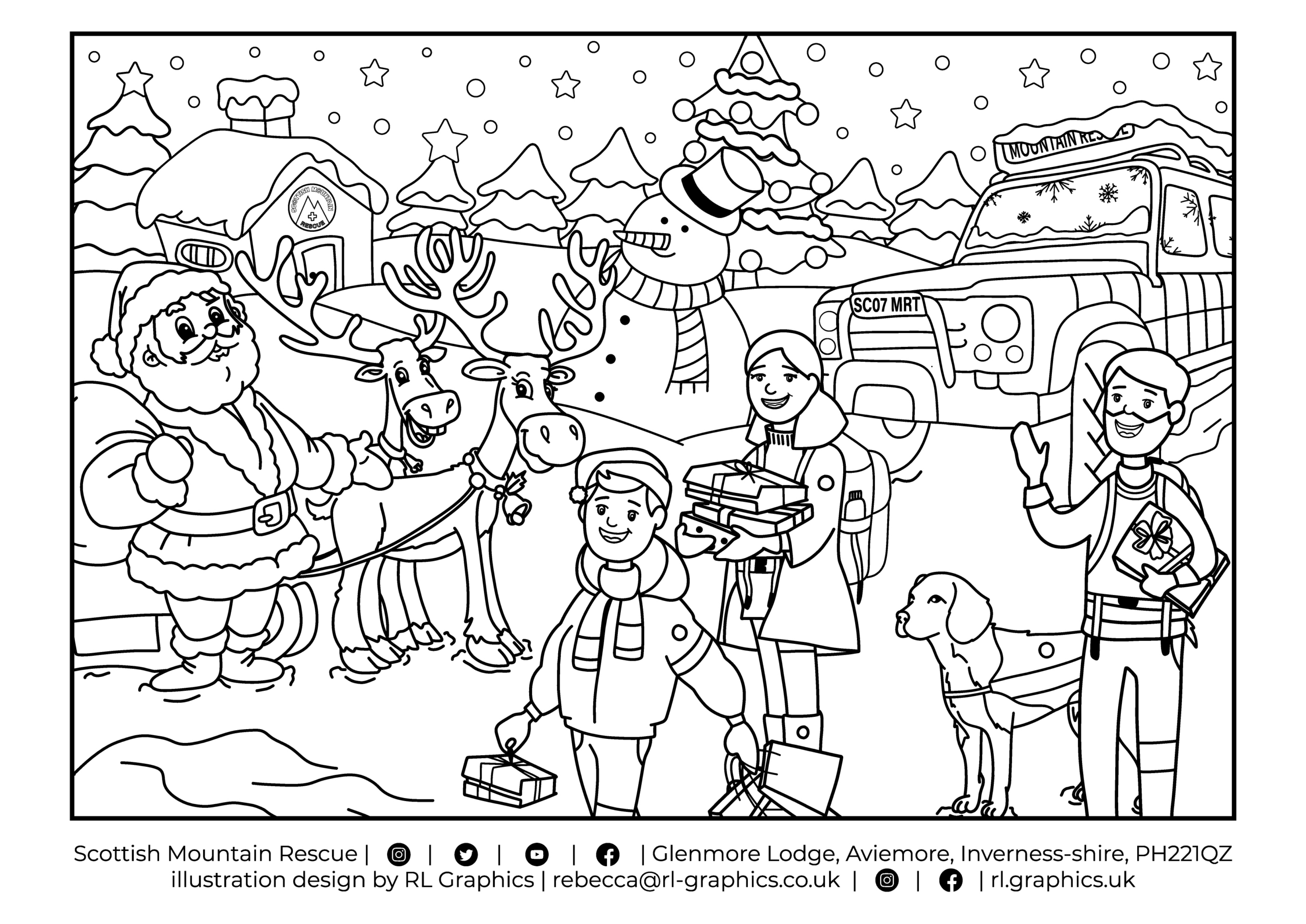 Children&amp;#039;S Christmas Activity Sheet - Printable - Scottish within Christmas Fun Sheets Printable