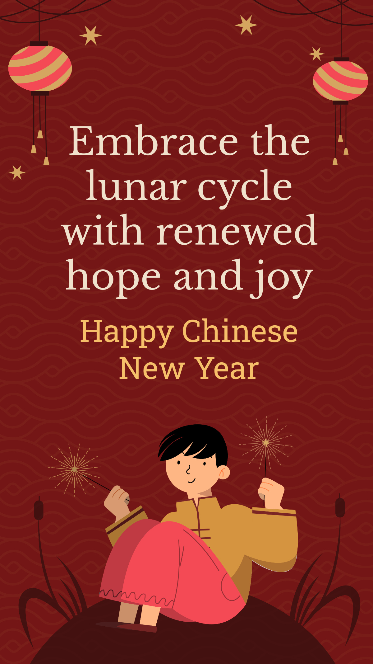 Chinese Lunar New Year Quotes Template inside Lunar New Year Quotes
