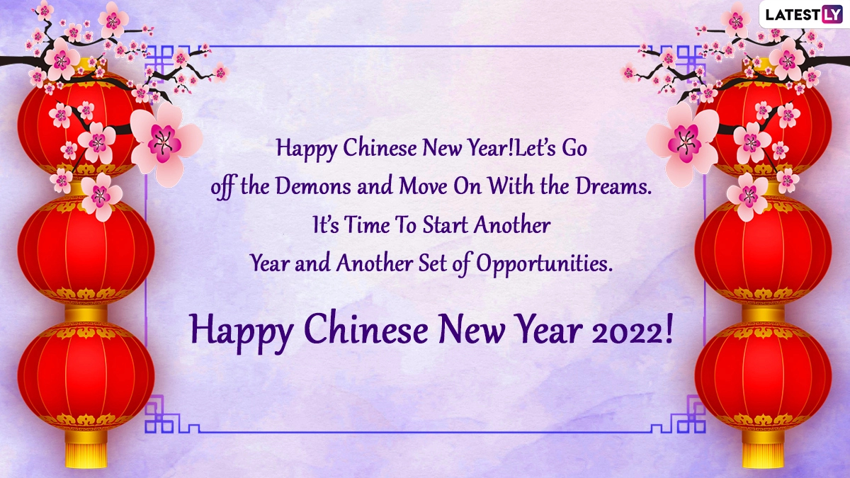 Chinese New Year 2022 Messages: Beautiful Wallpapers With Happy with regard to Chinese New Year Greetings Quotes