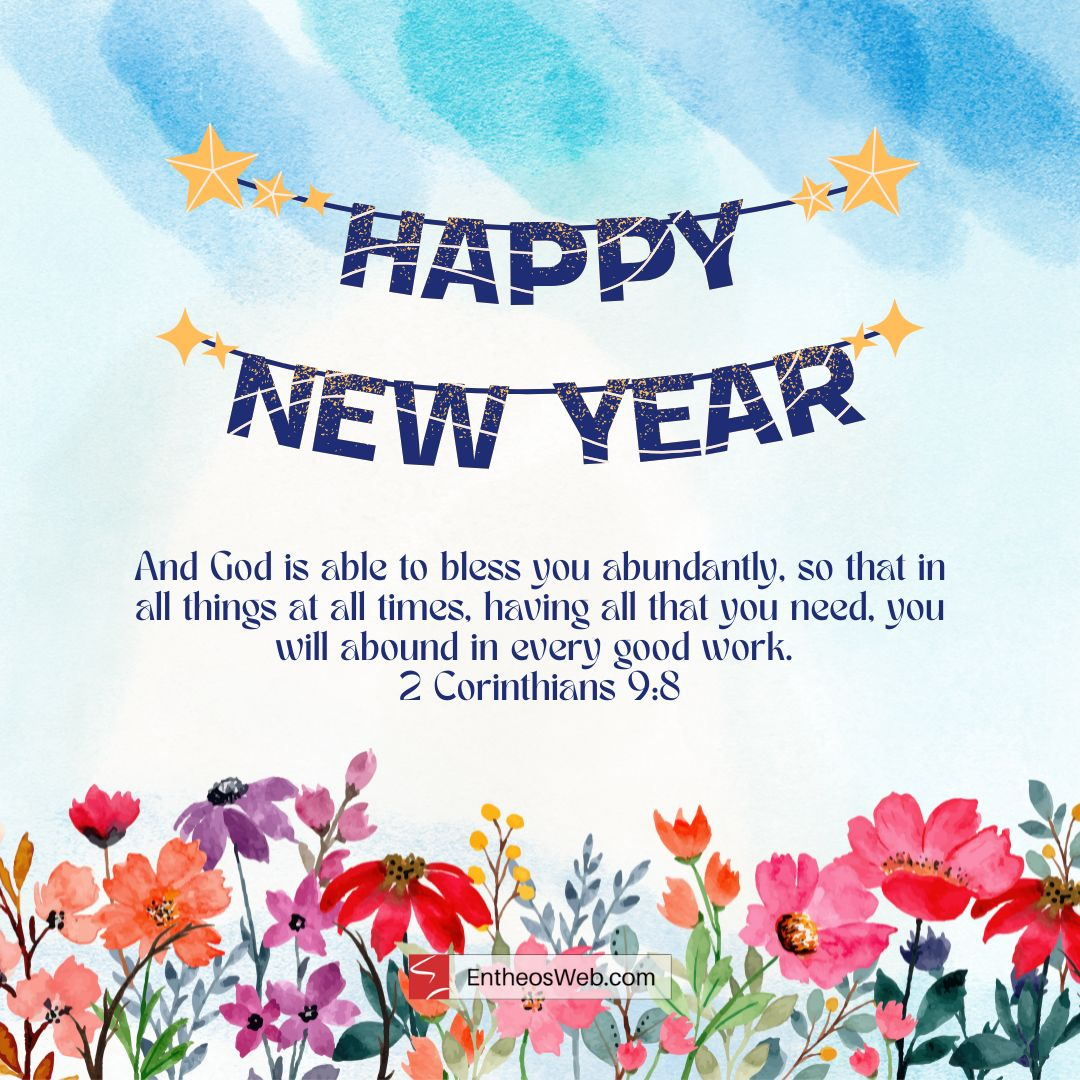 Christian Happy New Year Images With Bible Verses | Entheosweb pertaining to Happy New Year Bible Quotes