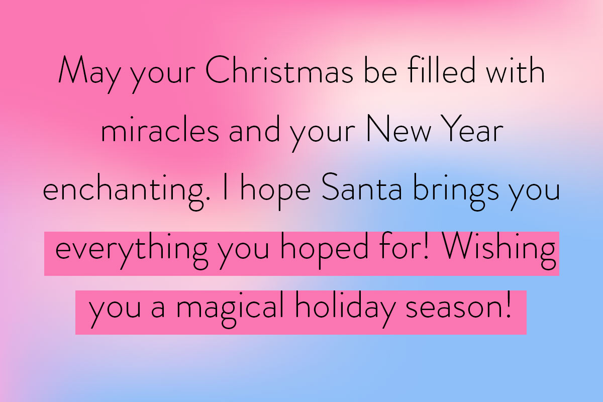 Christmas And New Year Wishes: 10 Magical Messages – Mypostcard Blog throughout Quotes of Christmas And New Year