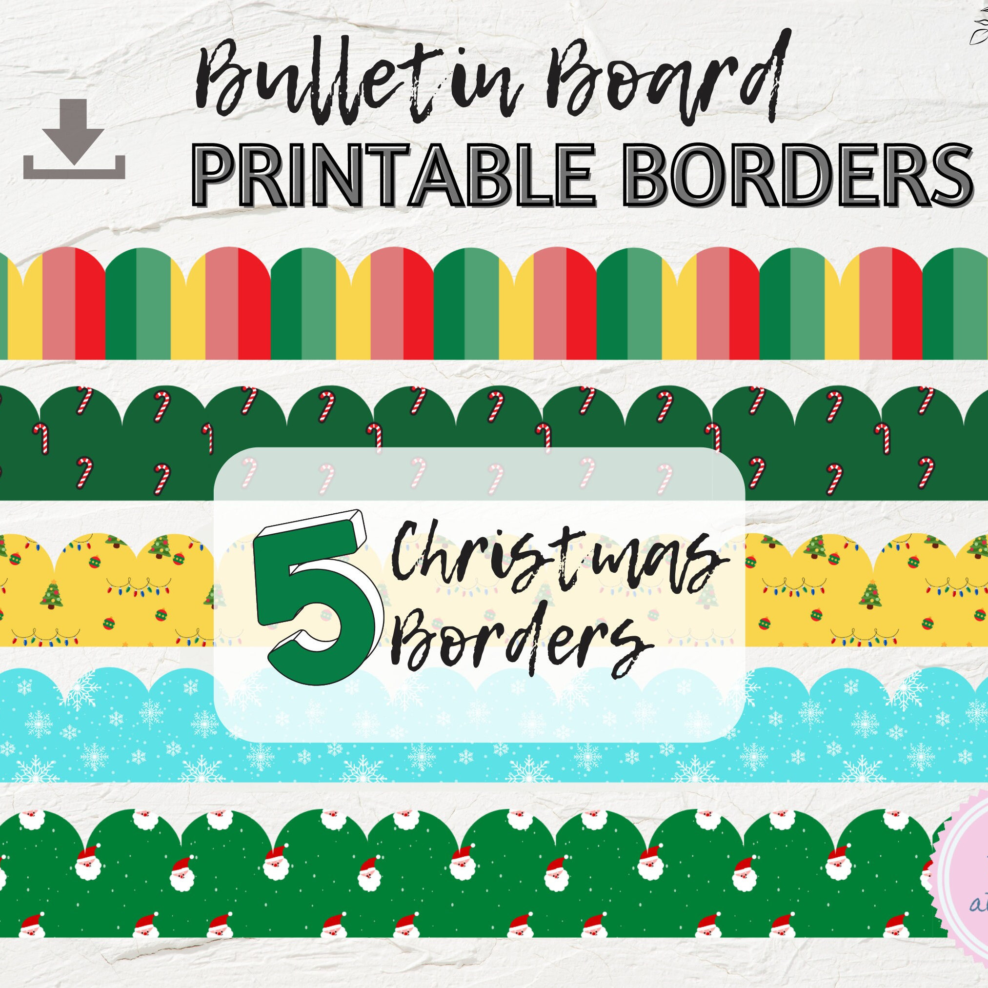Christmas Bulletin Board | Printable Bulletin Board Borders within Christmas Bulletin Board Printable