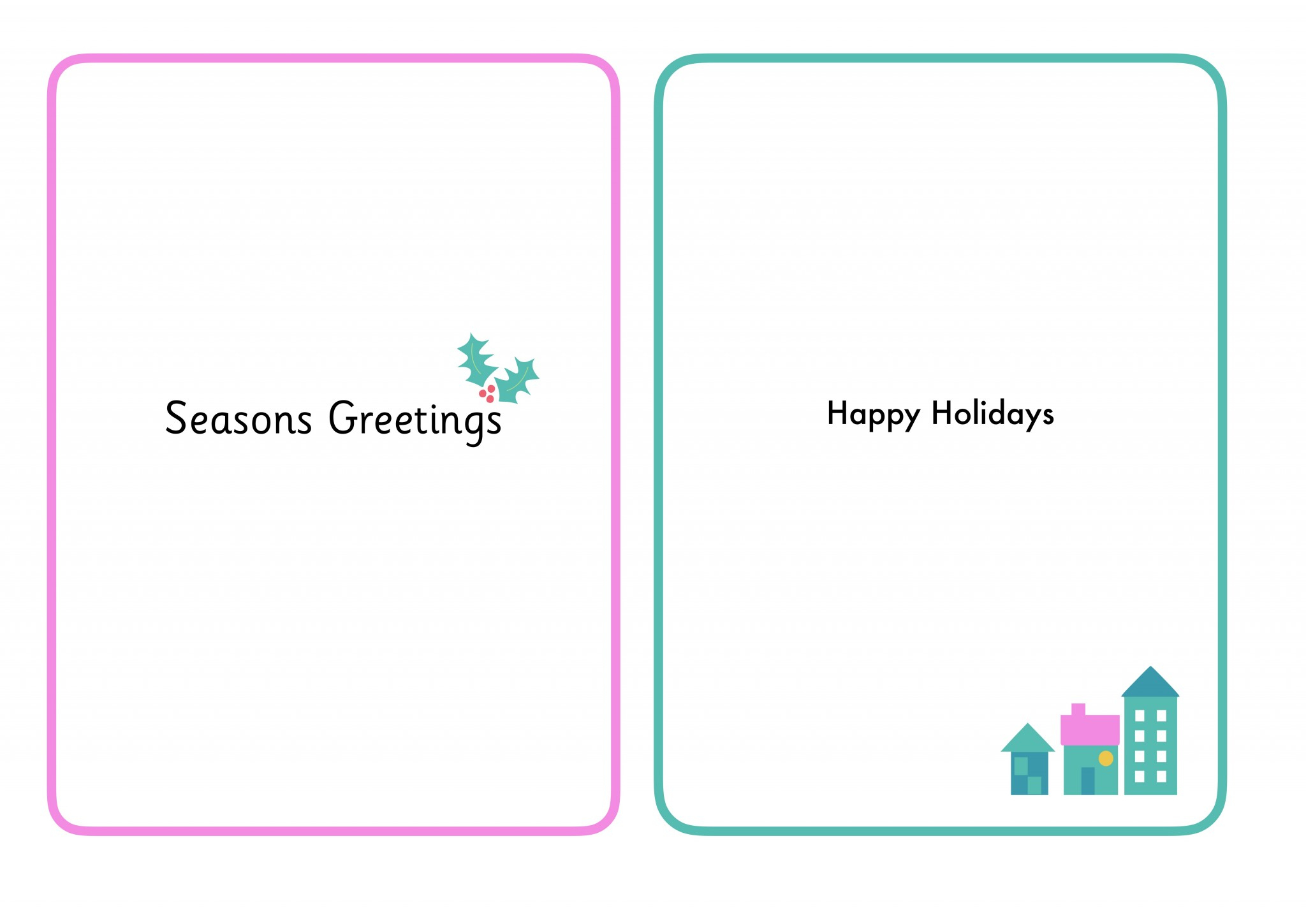 Christmas Card Inserts With Small Images - Printable Teaching with Free Printable Inserts For Christmas Card