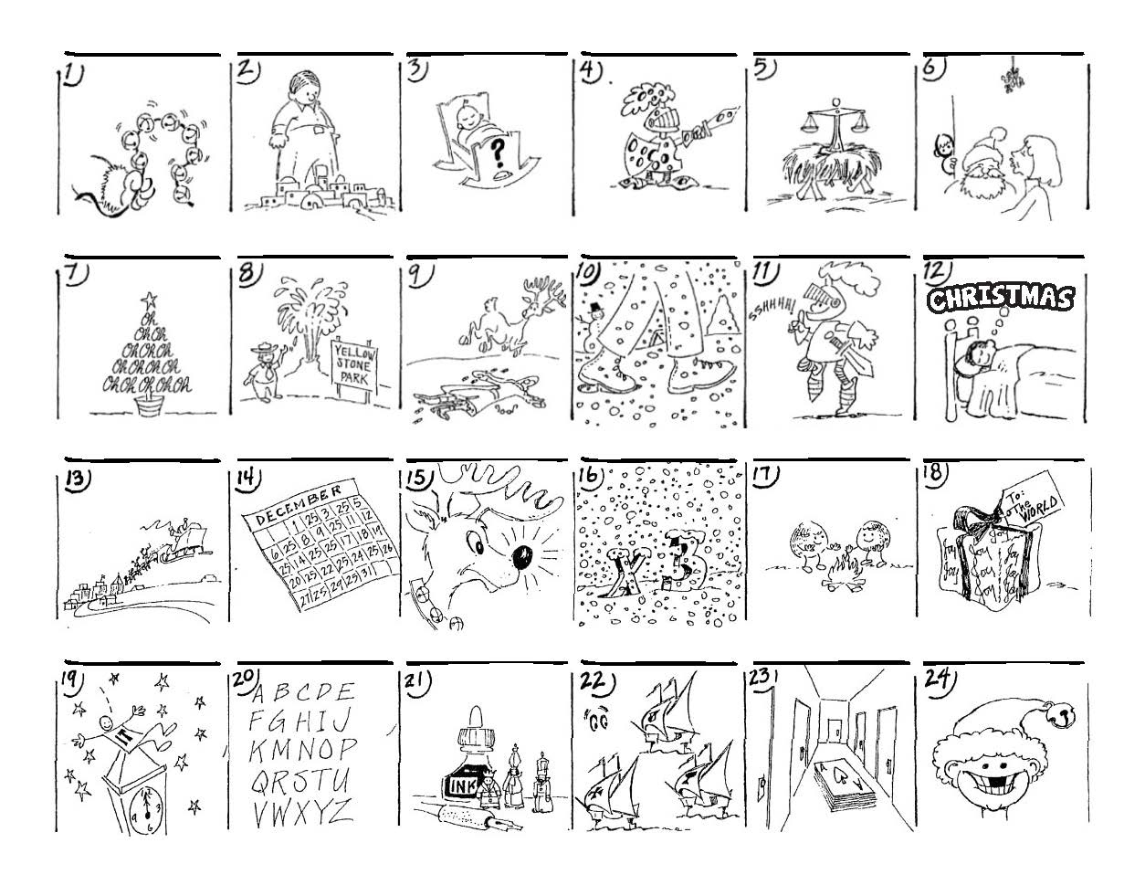 Christmas Carol Puzzles – The Button-Down Mind intended for Christmas Rebus Puzzles Printable Free